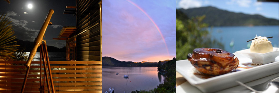 Gourmet meals and gorgeous scenery!