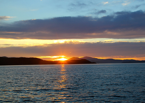 Sunset Stewart Island